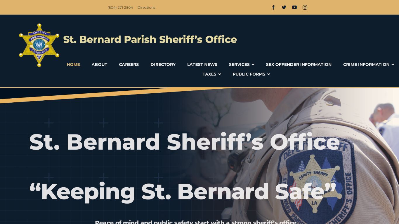 St. Bernard Sheriffs Office – "Keeping St. Bernard Safe"